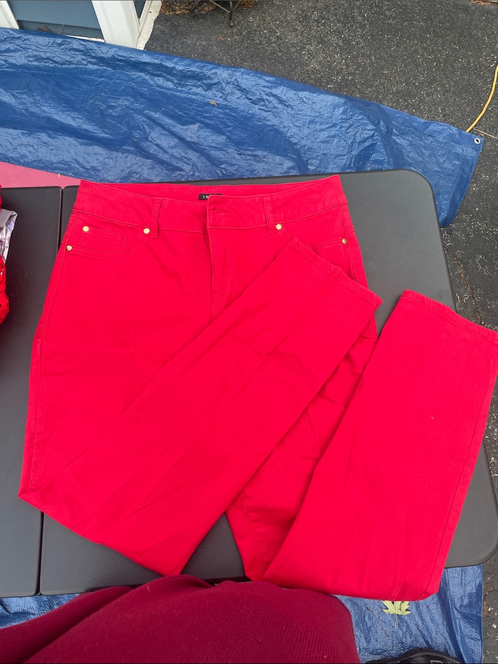 Iman Red dress pants Women’s size 14